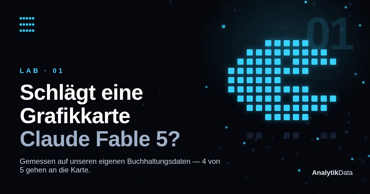 LAB 01 — Schlägt eine Grafikkarte Claude Fable 5?