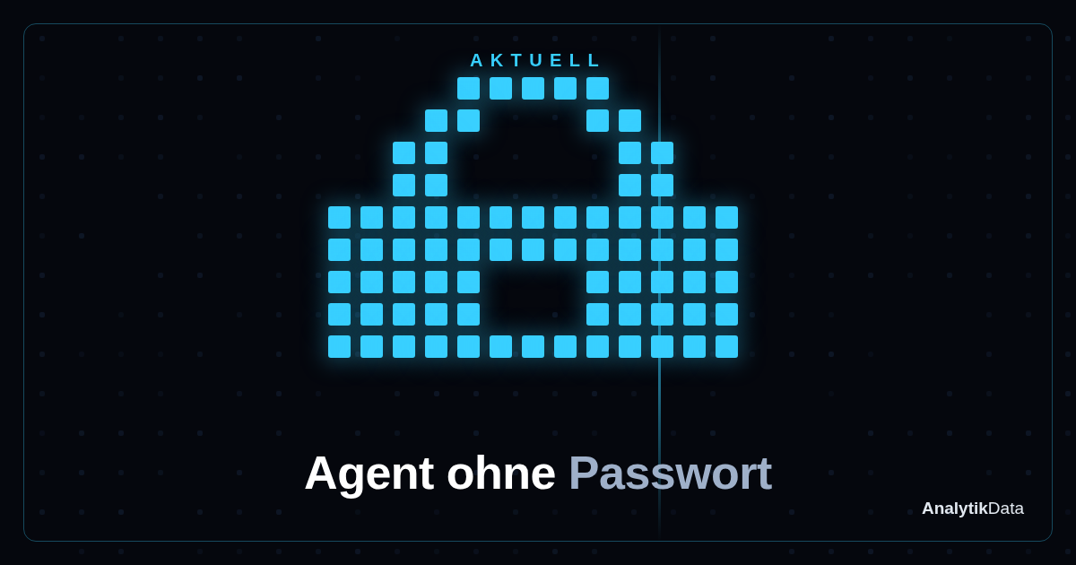 Kennt dein KI-Agent deine Passwörter? Unserer nicht.