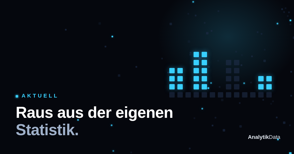 Dot-Matrix-Piktogramm zum Beitrag: Raus aus der eigenen Statistik