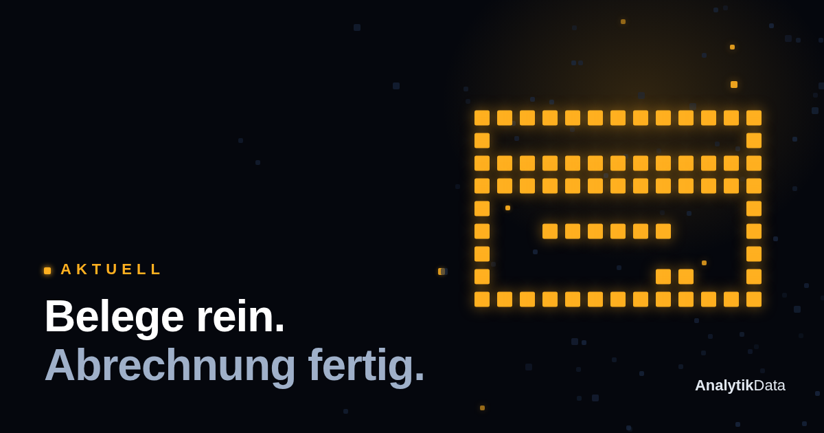 Kreditkartenabrechnung schon gemacht? Bei uns automatisch.