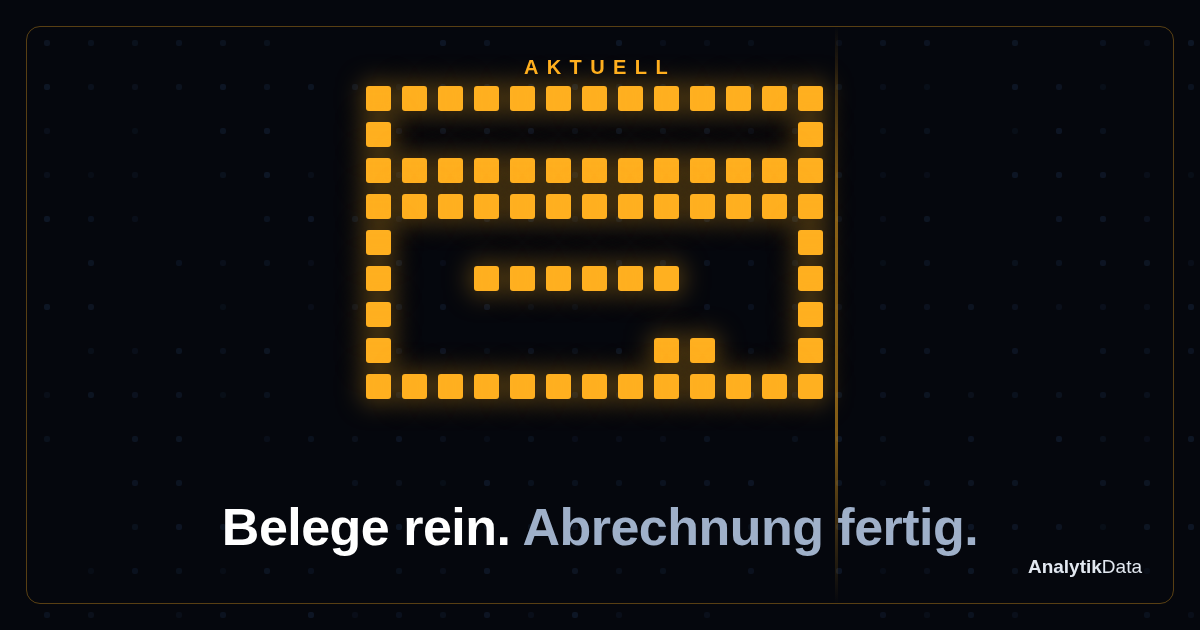 Kreditkartenabrechnung schon gemacht? Bei uns automatisch.