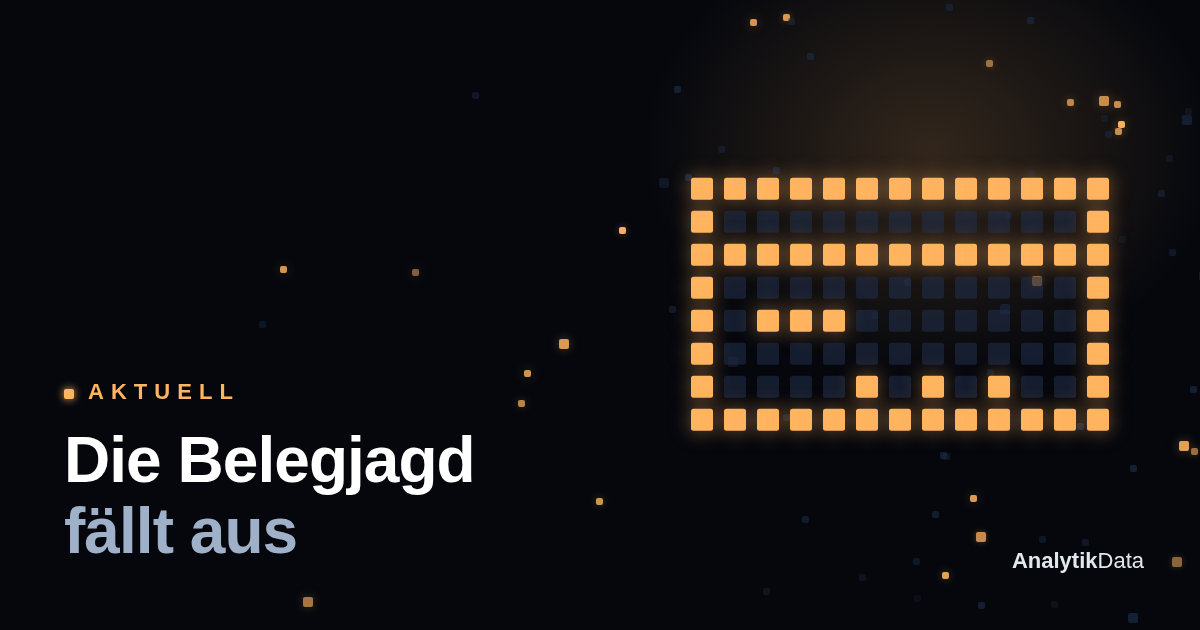 Dot-Matrix-Werk: Die Belegjagd fällt aus (Querformat A)