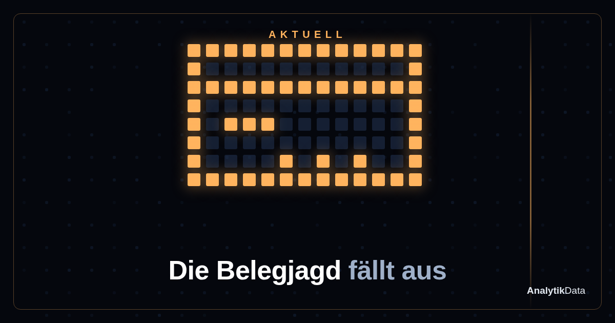 Dot-Matrix-Werk: Die Belegjagd fällt aus (Querformat B)