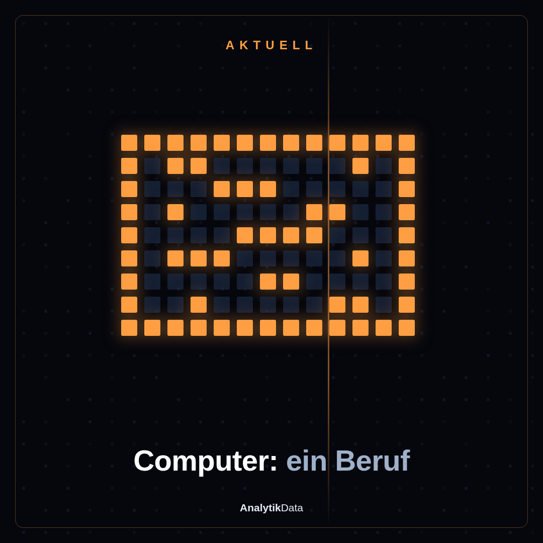 Weisst du, was ein Computer ursprünglich war?