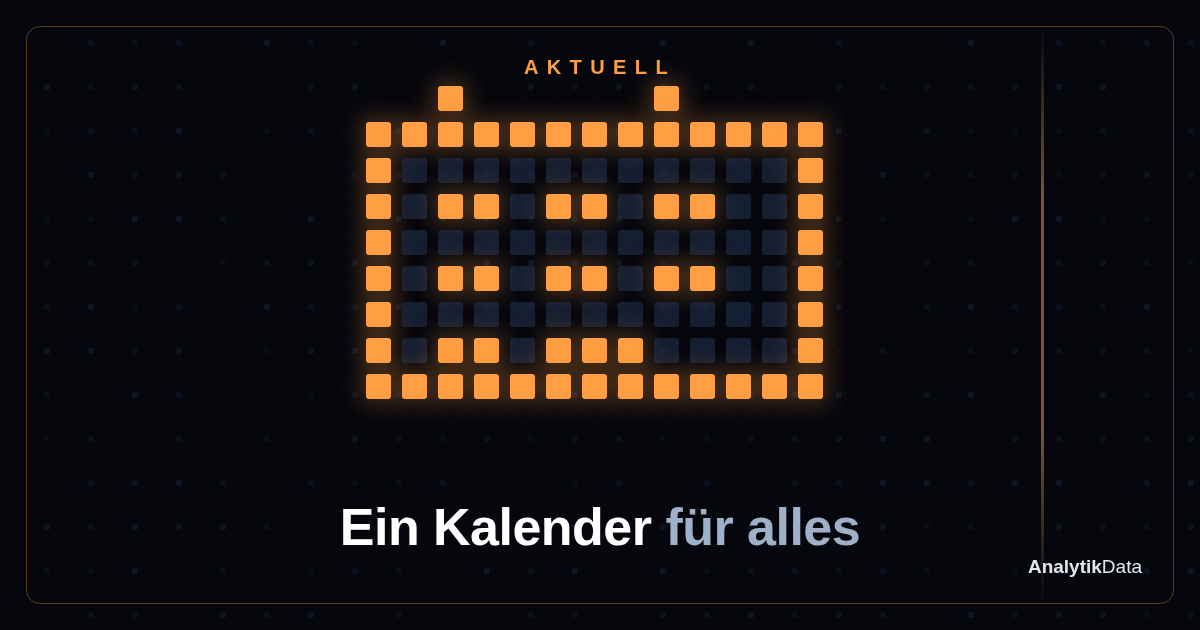 In wie vielen Kalendern steht dein nächster Termin?
