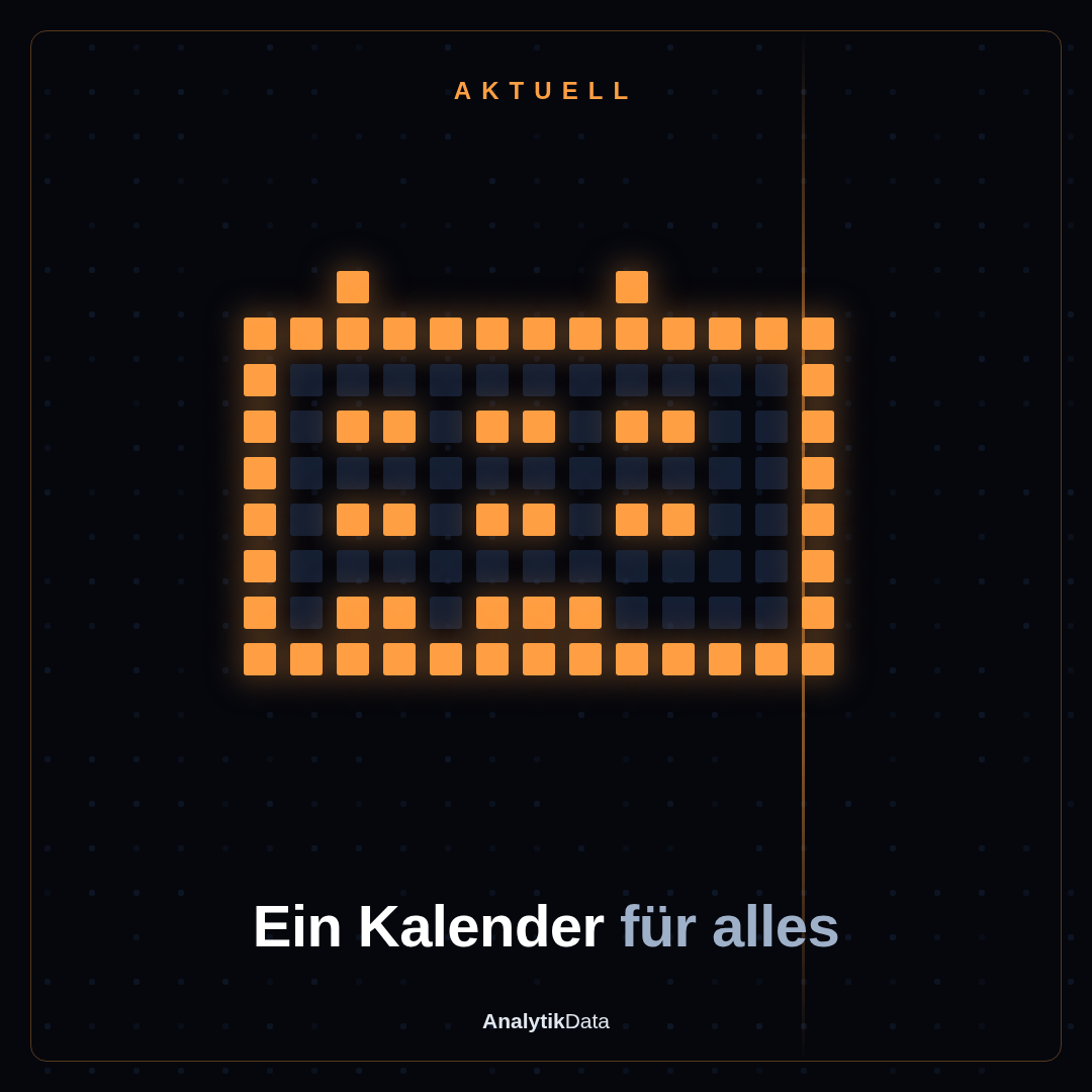 In wie vielen Kalendern steht dein nächster Termin?