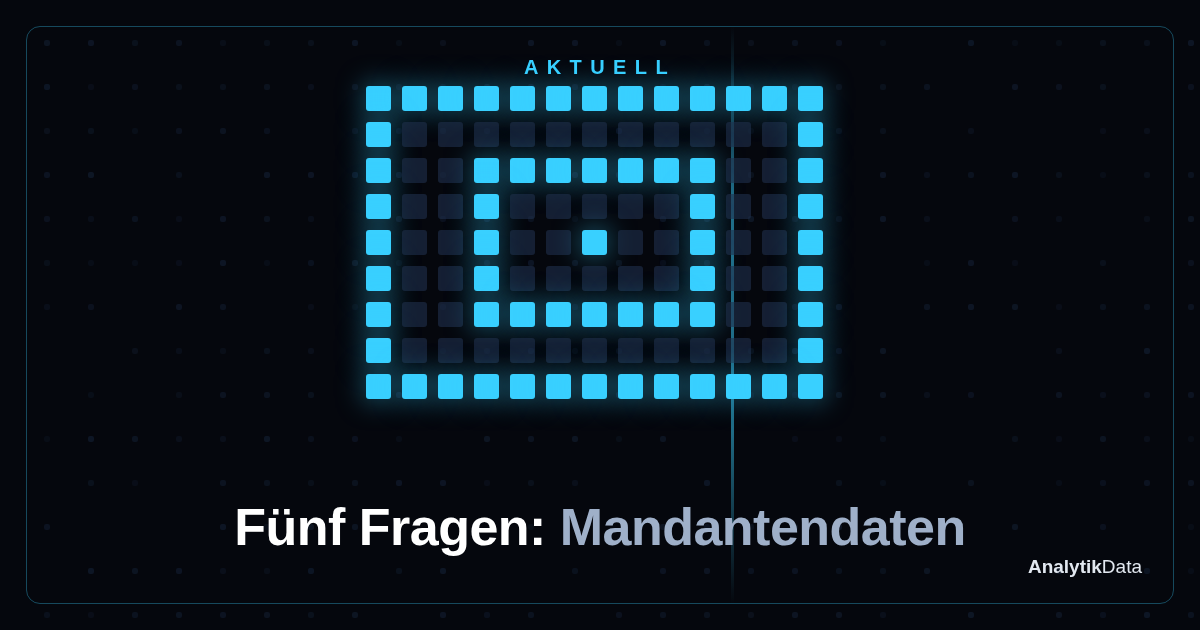 Bevor Mandantendaten in eine KI gehen: fünf Fragen.