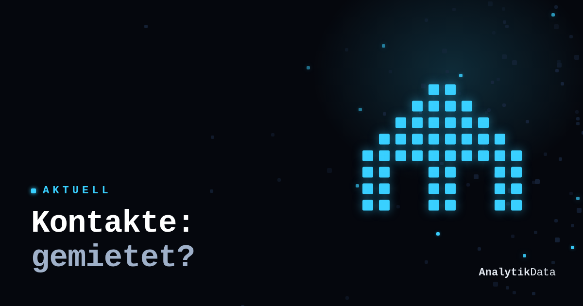 Dot-Matrix-Piktogramm zum Beitrag: Deine Kontakte auf LinkedIn — gehören die dir?