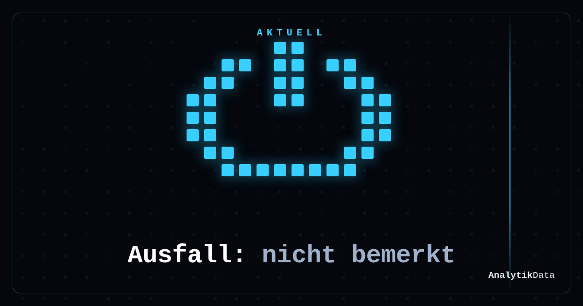 Dot-Matrix-Werk: Ausfall: nicht bemerkt (Querformat B)