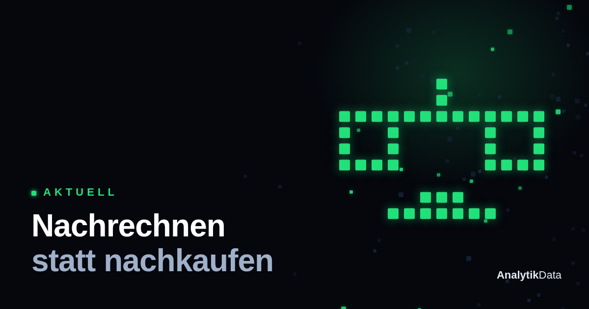 Schon wieder eine Offerte für einen grösseren Server?