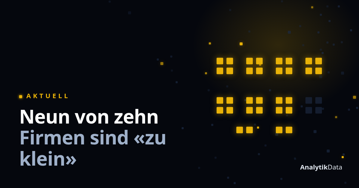 Weisst du, wie viele Schweizer Firmen weniger als zehn Leute haben?