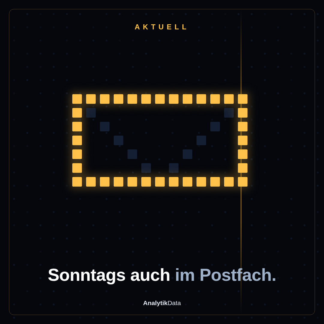 Sonntags auch im Postfach