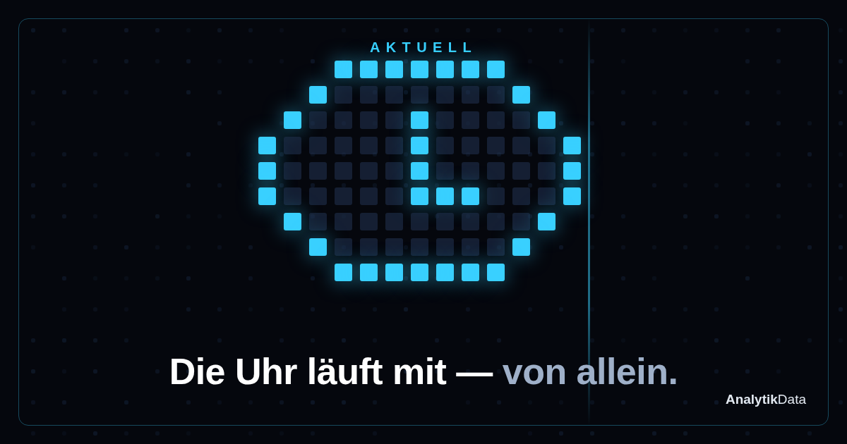 Jede Arbeitsstunde weiss selbst, zu welchem Projekt sie gehört