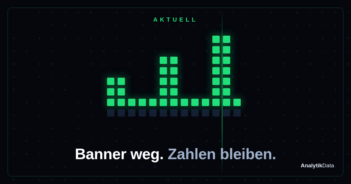 Webanalyse ohne Cookie-Banner — jetzt als Leistung