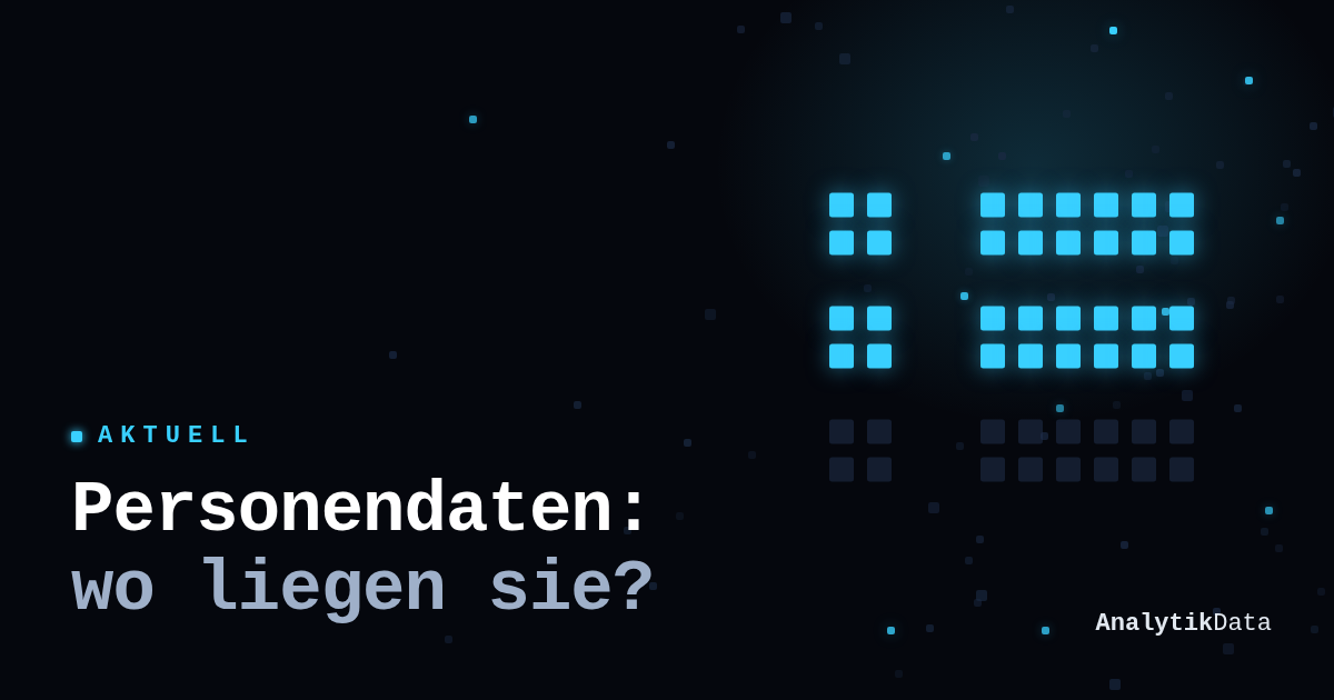 Dot-Matrix-Piktogramm zum Beitrag: Weisst du, welche Daten deine Firma sammelt?