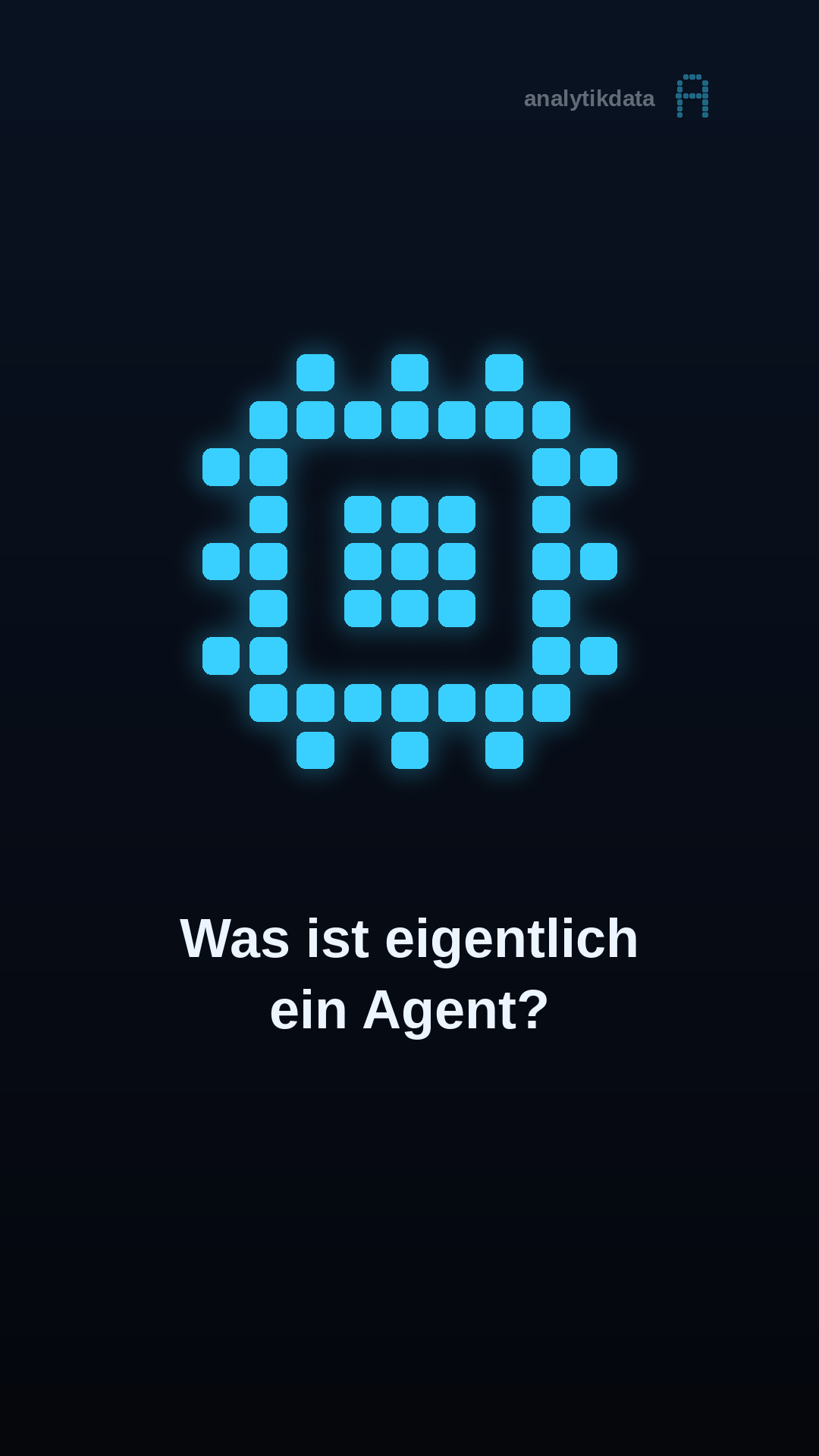 Dot-Matrix-Werk: Was ist eigentlich ein Agent?