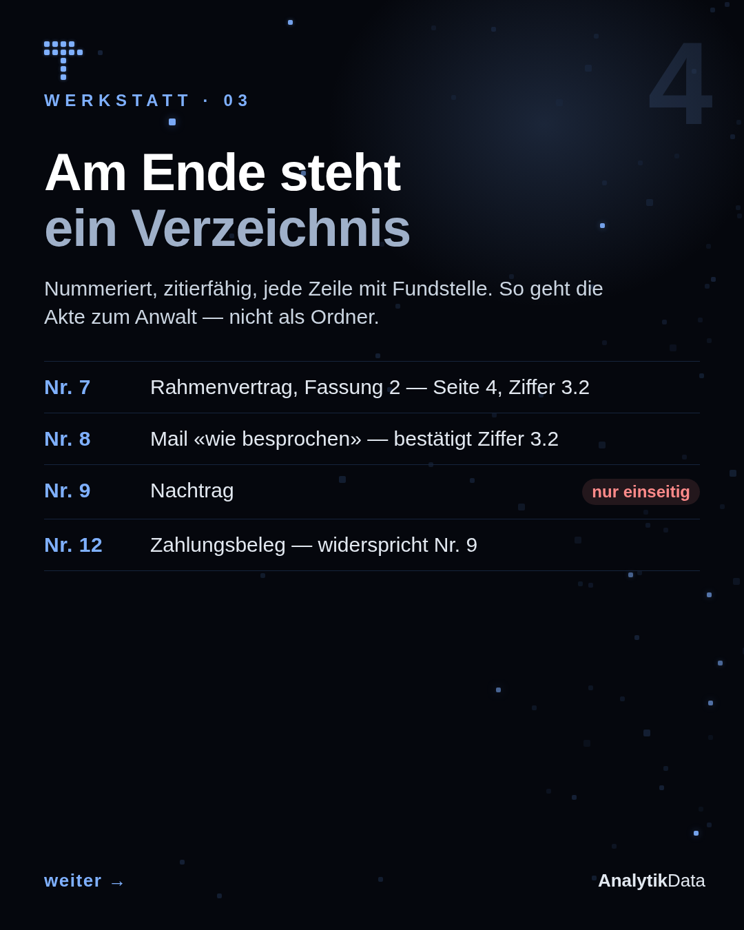 Dot-Matrix-Werk: Was kostet in einem Streitfall am meisten? Nicht der Anwalt.