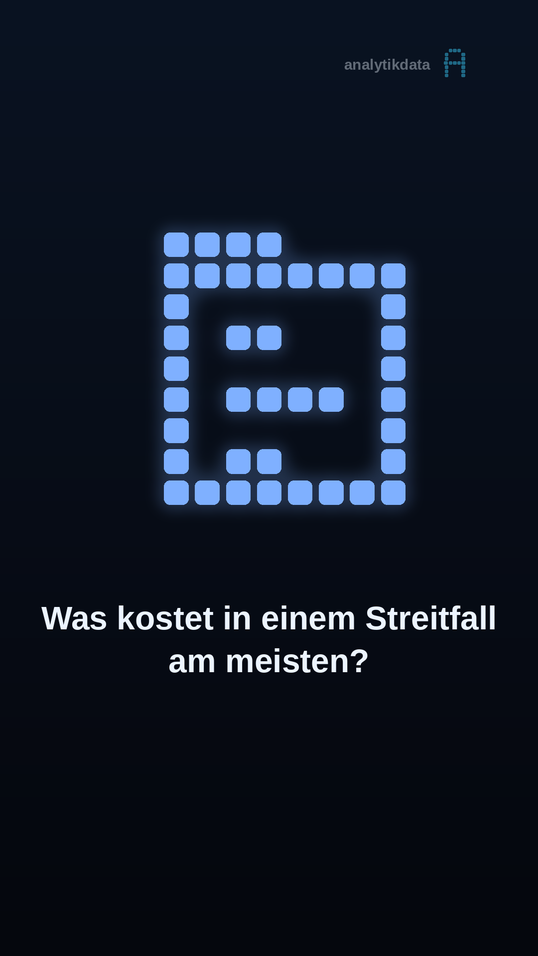 Dot-Matrix-Werk: Was kostet in einem Streitfall am meisten? Nicht der Anwalt.