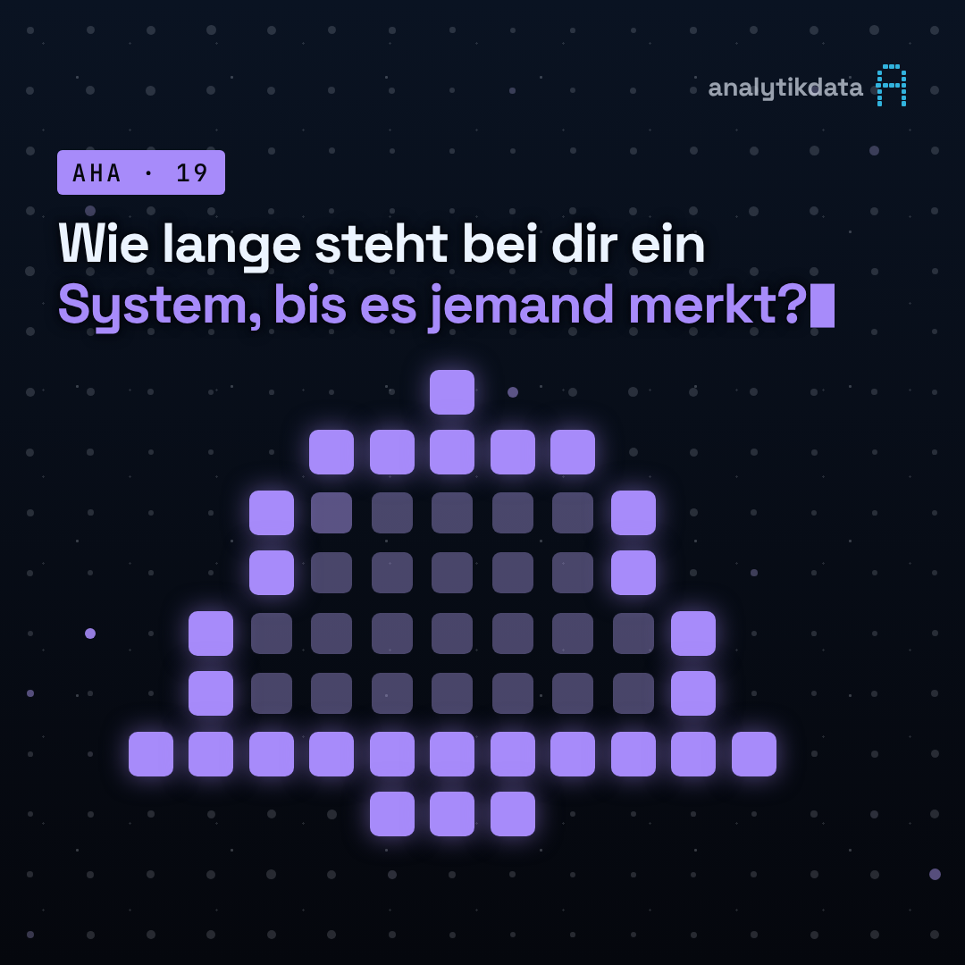Dot-Matrix-Werk: Wie lange steht bei dir ein System, bis es jemand merkt?