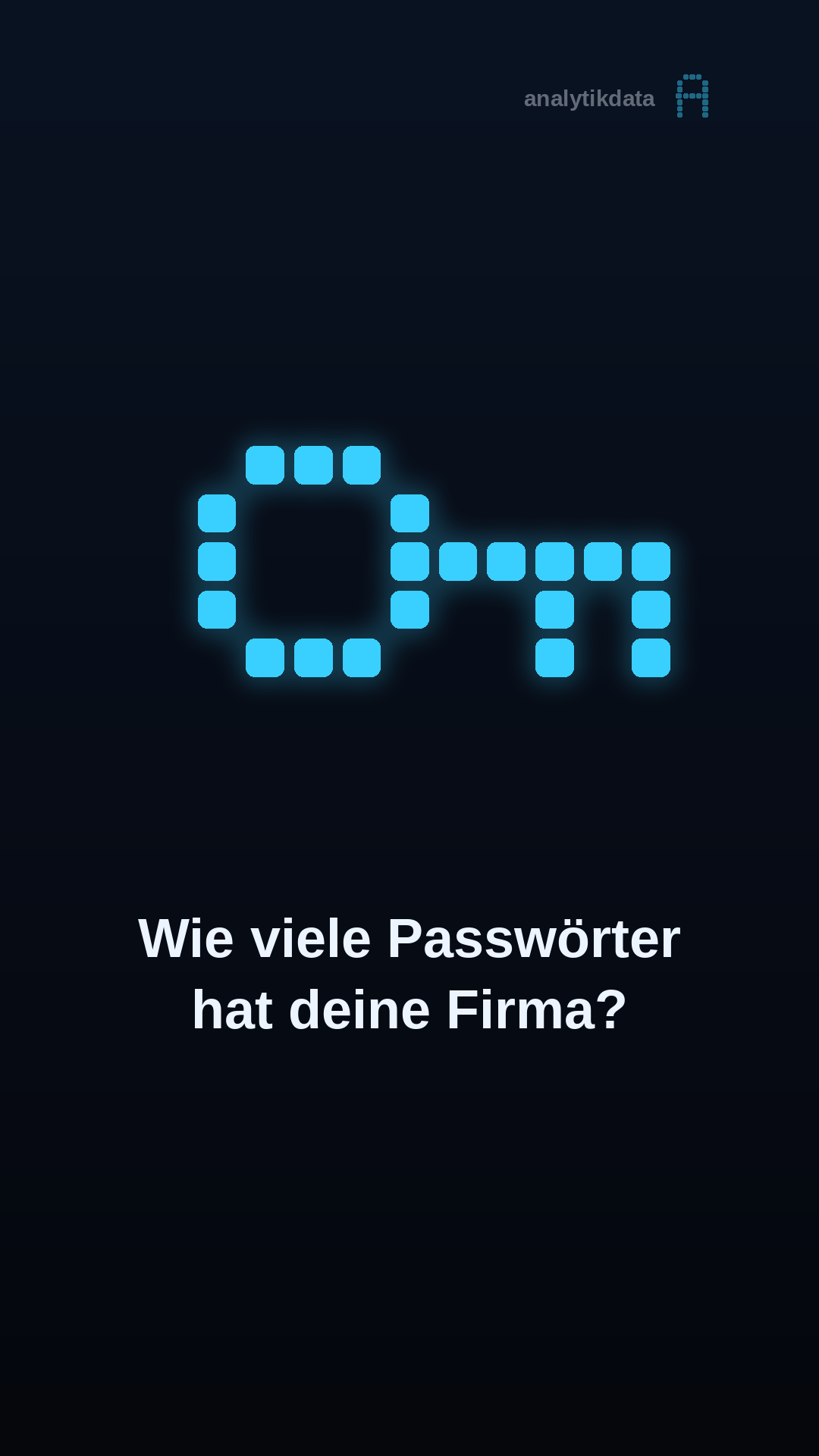 Dot-Matrix-Werk: Wie viele Passwörter hat deine Firma?
