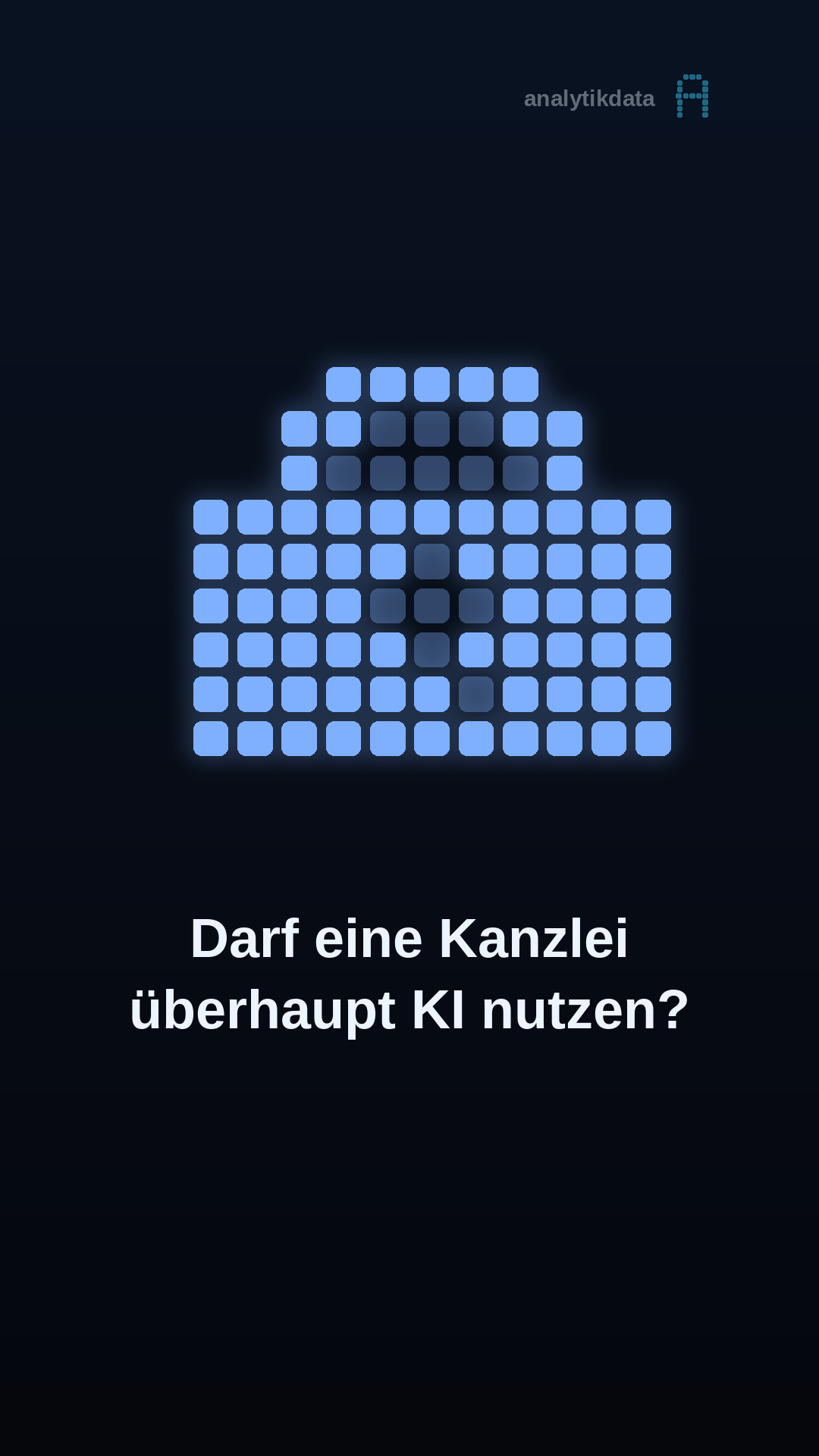 Dot-Matrix-Werk: Darf eine Kanzlei überhaupt KI nutzen?