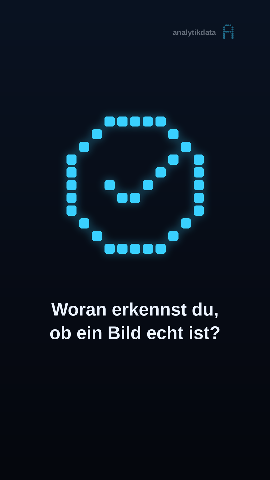Dot-Matrix-Werk: Woran erkennst du, ob ein Bild echt ist?