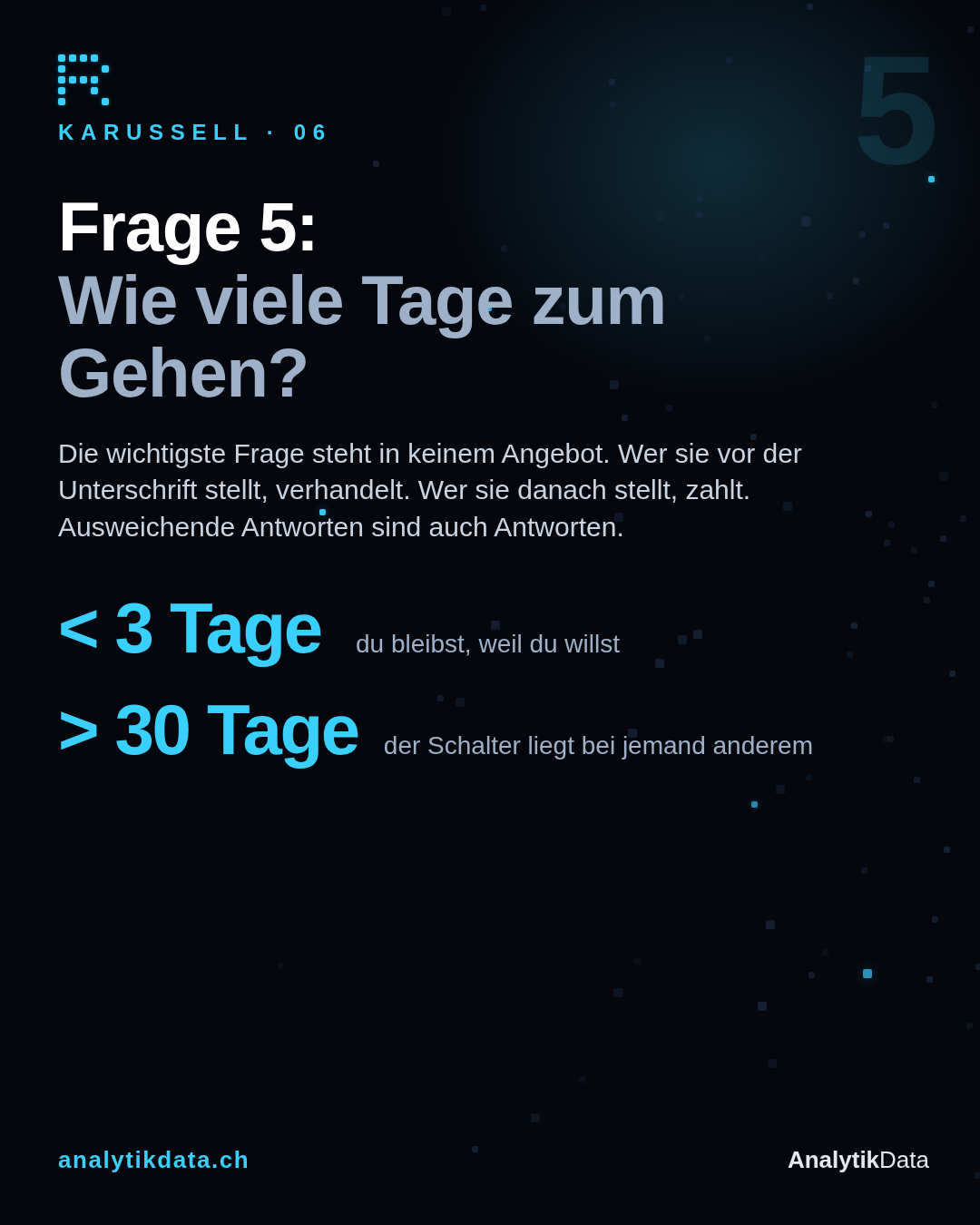 Dot-Matrix-Werk: Fünf Fragen vor der Unterschrift