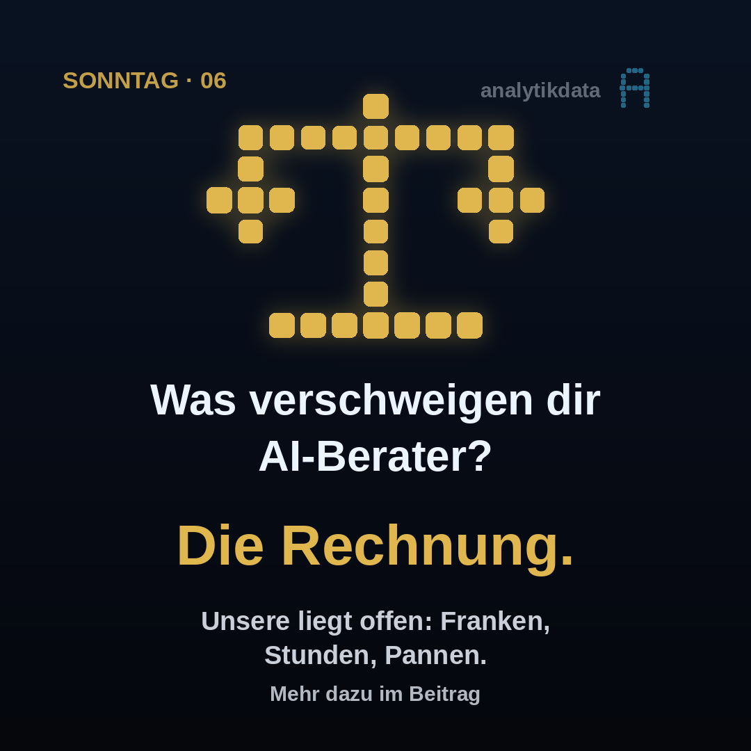 Dot-Matrix-Werk: Was verschweigen dir AI-Berater?