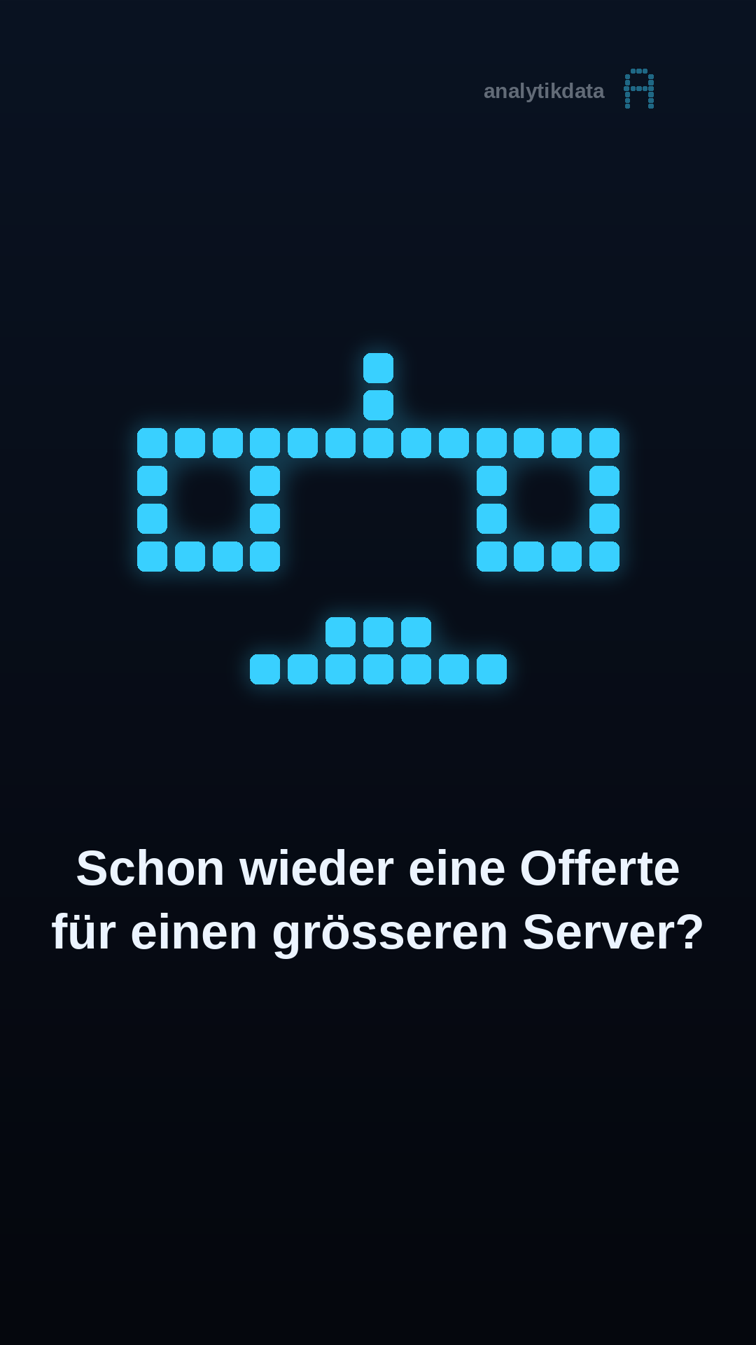 Dot-Matrix-Werk: Schon wieder eine Offerte für einen grösseren Server?