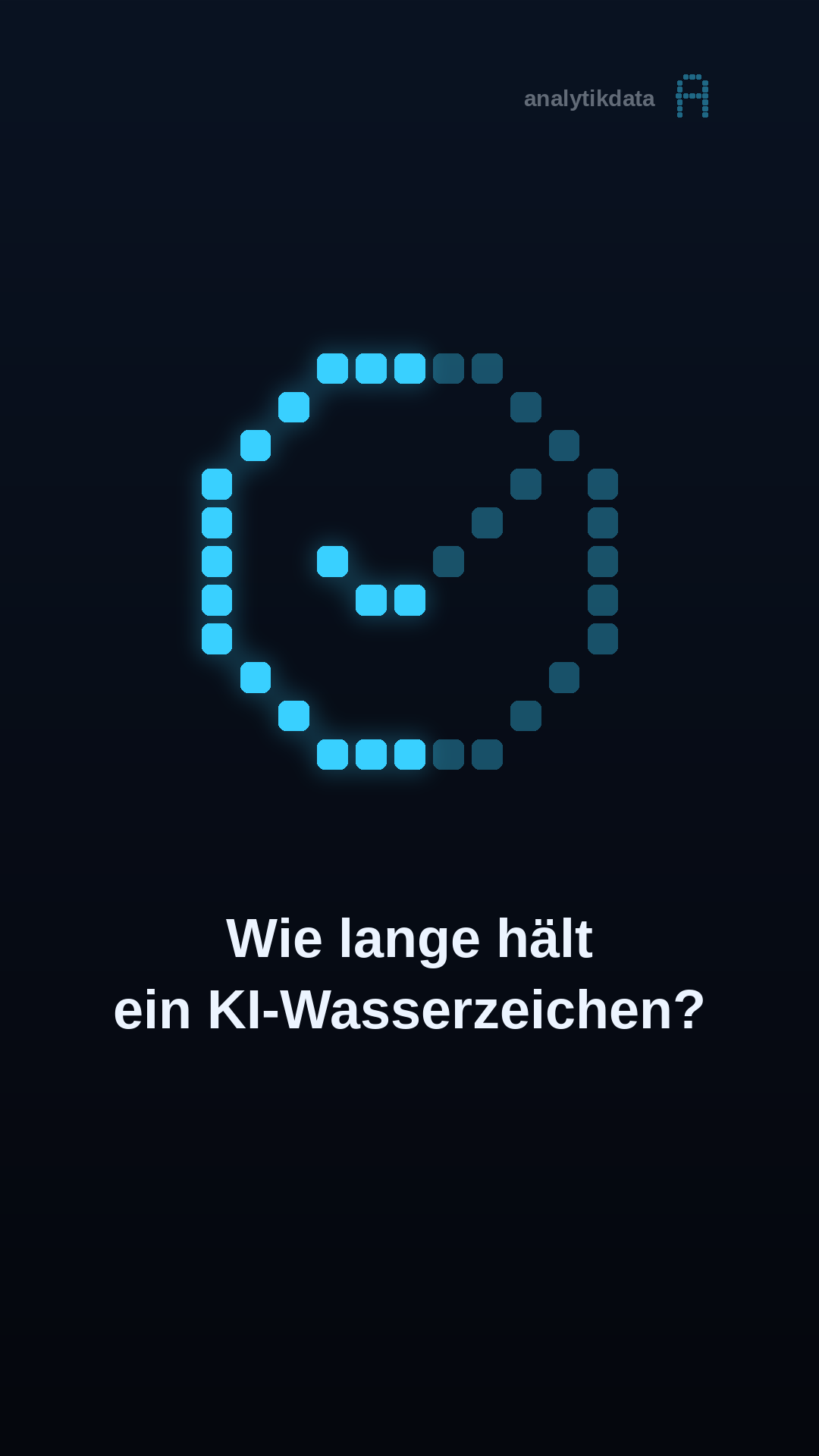 Dot-Matrix-Werk: Wie lange hält ein KI-Wasserzeichen?